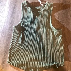 light green tank top